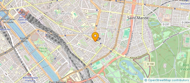 localisation de l'entreprise MADAME BRIGITTE VAQUETTE  PARIS