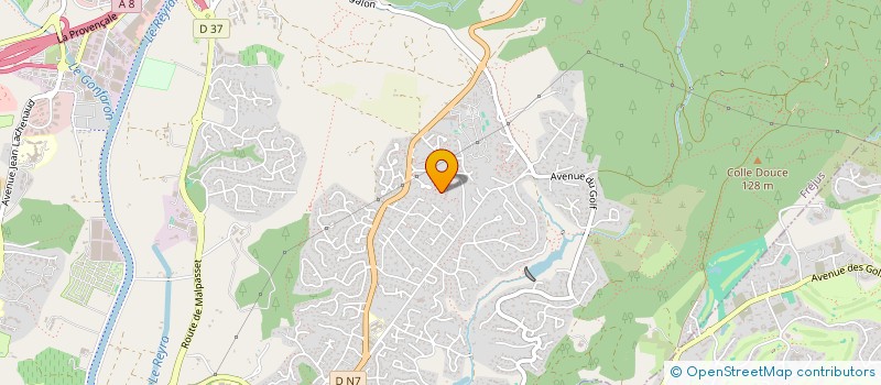 localisation de l'entreprise MADAME BRIGITTE VAUQUELIN à FREJUS