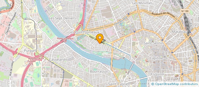 localisation de l'entreprise MADAME BRIGITTE VAVASSEUR à TOULOUSE