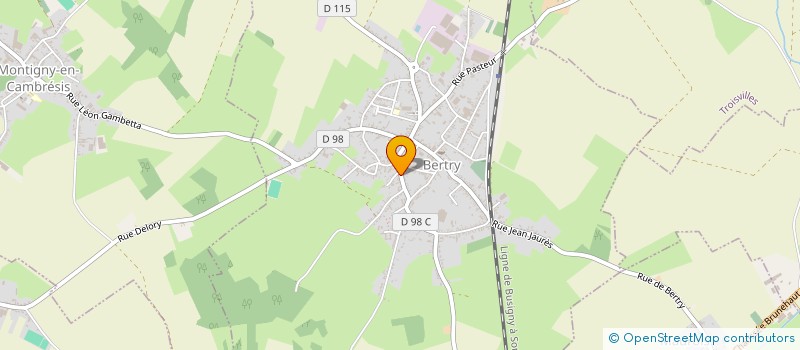 localisation de l'entreprise MADAME BRIGITTE VERHAEGE à BERTRY