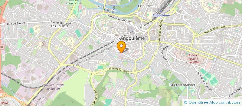 localisation de l'entreprise MADAME BRIGITTE VERMEERSCH à ANGOULEME