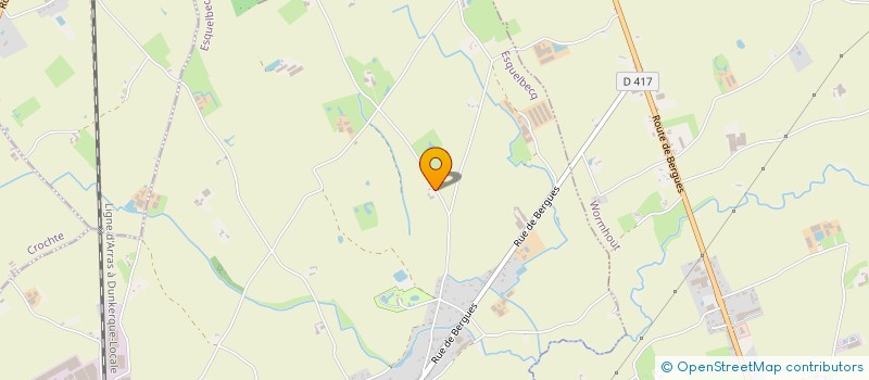 localisation de l'entreprise MADAME BRIGITTE VERRYSER  ESQUELBECQ