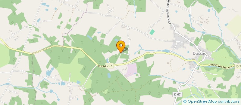 localisation de l'entreprise MADAME BRIGITTE VEYSSIERE  SAVIGNAC-LEDRIER