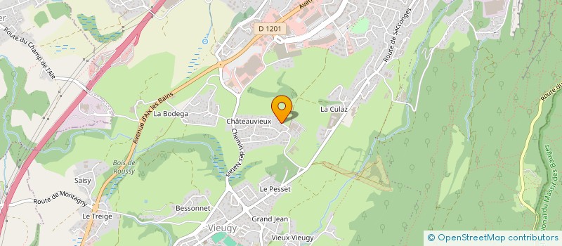 localisation de l'entreprise MADAME BRIGITTE VIGNERON à ANNECY