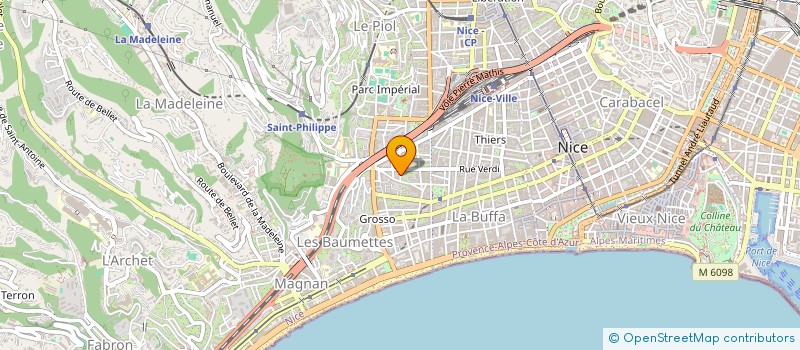 localisation de l'entreprise MADAME BRIGITTE VIGNON  NICE