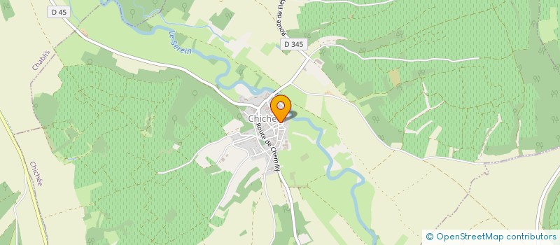 localisation de l'entreprise MADAME BRIGITTE VILAIN  CHICHEE