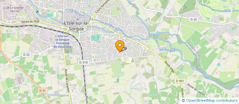 localisation de l'entreprise MADAME BRIGITTE VIRELY  L'ISLE-SUR-LA-SORGUE