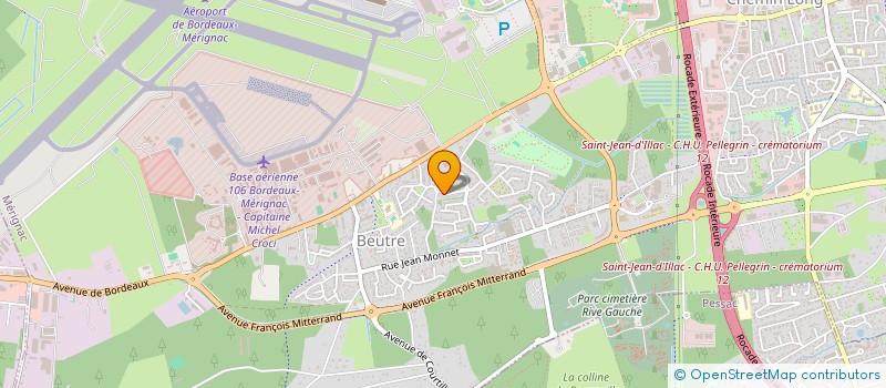 localisation de l'entreprise MADAME BRIGITTE VITEL  MERIGNAC