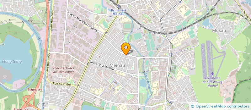 localisation de l'entreprise MADAME BRIGITTE WEIBEL à STRASBOURG