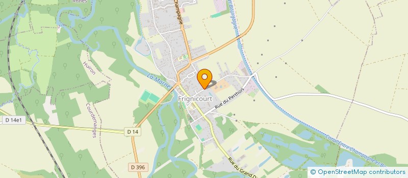 localisation de l'entreprise MADAME BRIGITTE WIECZOREK  FRIGNICOURT