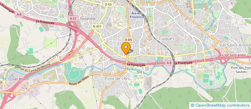 localisation de l'entreprise MADAME BRIGITTE WISNIEWSKI à AIX-EN-PROVENCE
