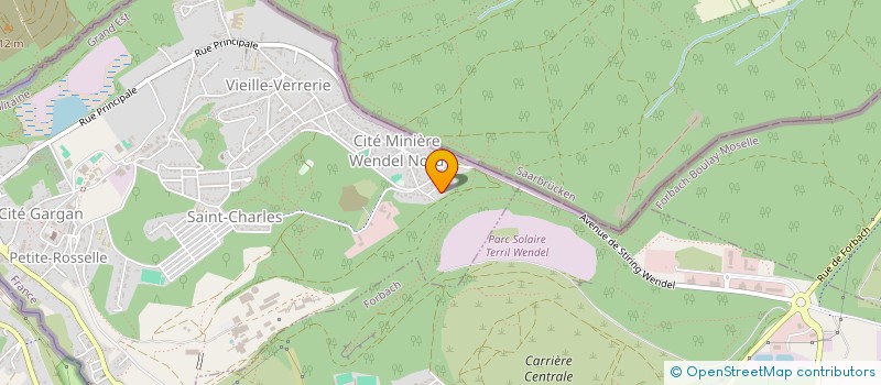 localisation de l'entreprise MADAME BRIGITTE WOLF  PETITE-ROSSELLE