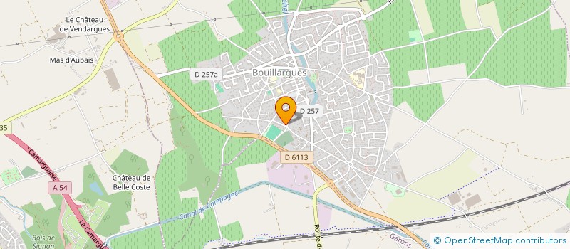 localisation de l'entreprise MADAME BRIGITTE YANG  BOUILLARGUES