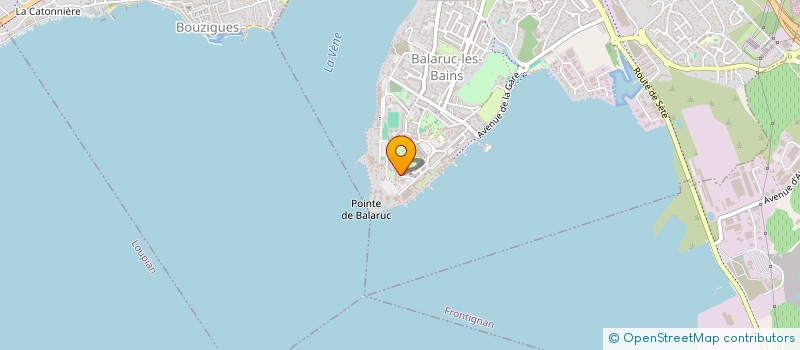 localisation de l'entreprise MADAME BRIGTTE MILHAUD à BALARUC-LES-BAINS