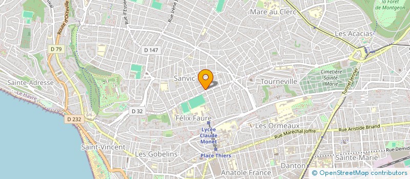 localisation de l'entreprise MADAME BRIHANNA MURAT à LE HAVRE