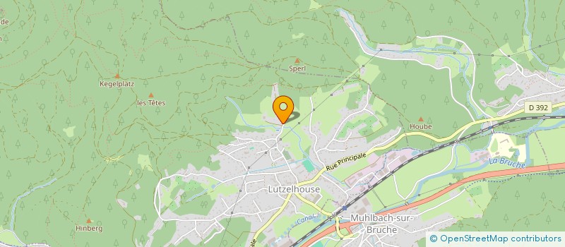 localisation de l'entreprise MADAME BRINDA MASSON  LUTZELHOUSE