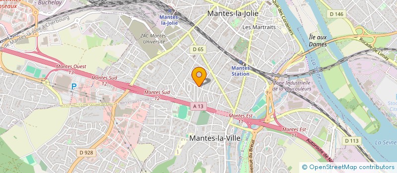 localisation de l'entreprise MADAME BRINDA TSOBGNI  MANTES-LA-VILLE