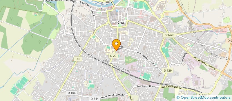 localisation de l'entreprise MADAME BRINDUSA RADUCAN  DAX