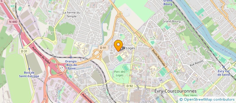 localisation de l'entreprise MADAME BRINELLE BOSSALE à EVRY-COURCOURONNES