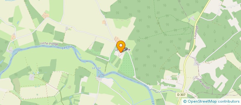 localisation de l'entreprise MADAME BRISSAC DE COSSE  LUCHE PRINGE