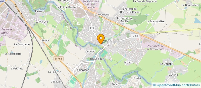 localisation de l'entreprise MADAME BRITANY LOISEAU  GETIGNE