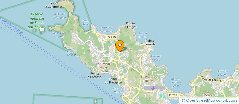 localisation de l'entreprise MADAME BRITHALIA MAGRAS à SAINT BARTHELEMY