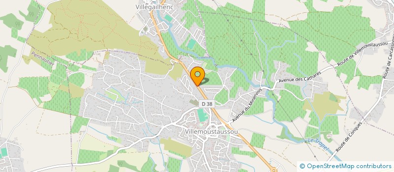 localisation de l'entreprise MADAME BRITHNEY BOIS  VILLEMOUSTAUSSOU