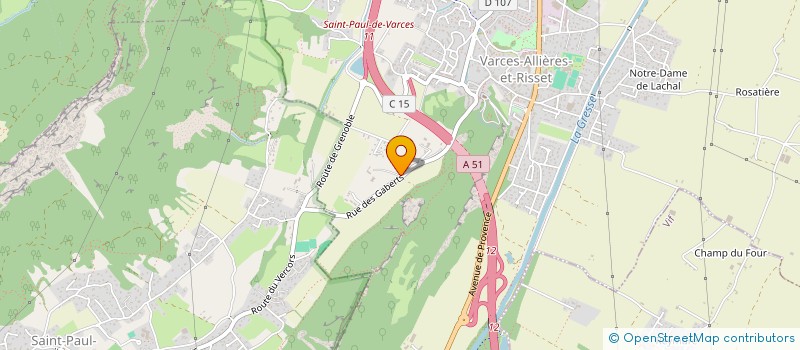 localisation de l'entreprise MADAME BRITT-ELISE DUCRUY  VARCES-ALLIERES-ET-RISSET