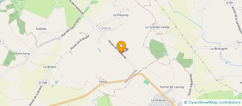 localisation de l'entreprise MADAME BRITTA HILBERTZ  MONTSENELLE