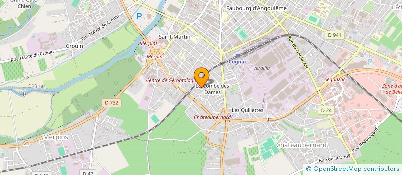 localisation de l'entreprise MADAME BRITTANY CHEREAU  CHATEAUBERNARD