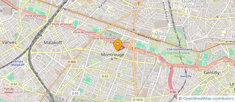 localisation de l'entreprise MADAME BRITTANY DOYLE à MONTROUGE