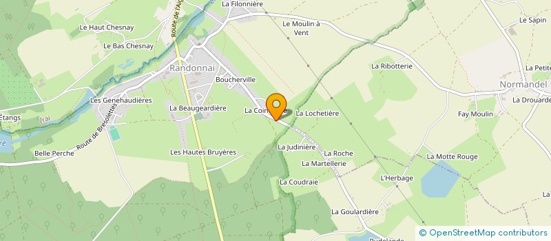 localisation de l'entreprise MADAME BRITTANY EVRARD à TOUROUVRE AU PERCHE