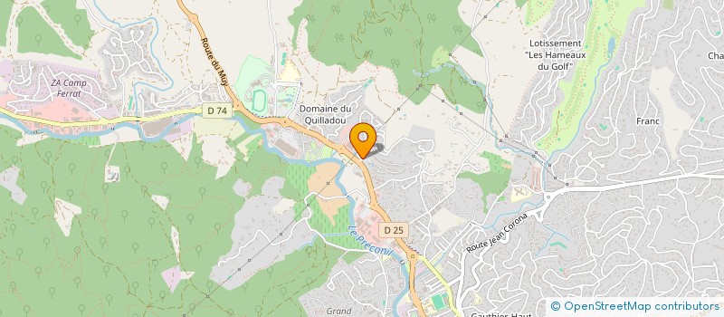 localisation de l'entreprise MADAME BRITTANY GERREY  SAINTE-MAXIME