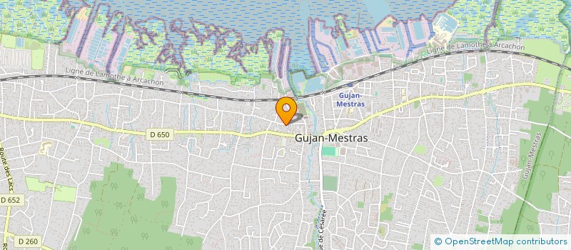 localisation de l'entreprise MADAME BRITTANY PEREIRA  GUJAN-MESTRAS