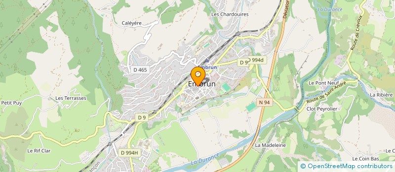 localisation de l'entreprise MADAME BRIVAELA JAKUBOWSKI  EMBRUN