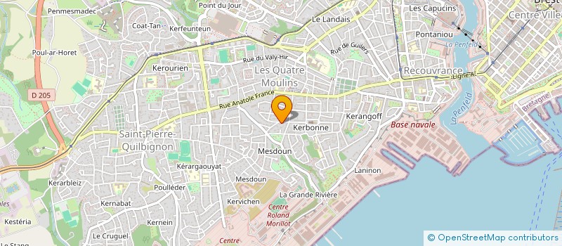 localisation de l'entreprise MADAME BRIVAELA MORICEAU à BREST