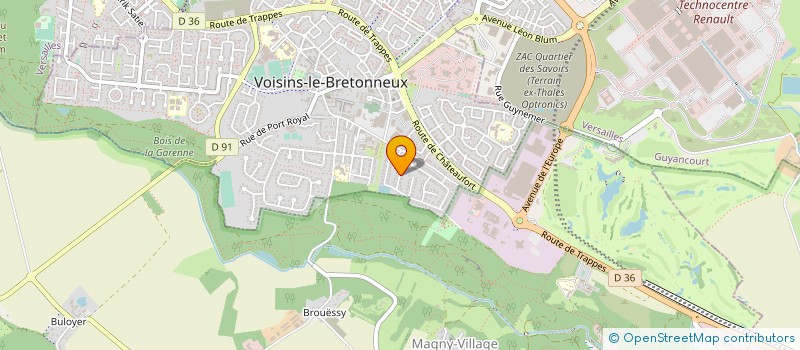 localisation de l'entreprise MADAME BROCHARD REY à VOISINS-LE-BRETONNEUX
