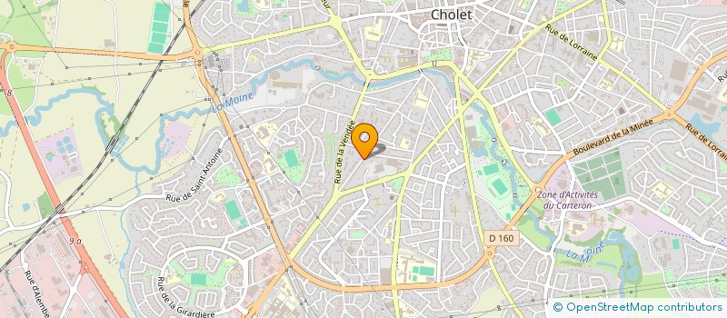 localisation de l'entreprise MADAME BROU KOYE à CHOLET