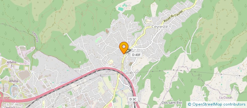 localisation de l'entreprise MADAME BRUNA AUGELLO  LA CIOTAT