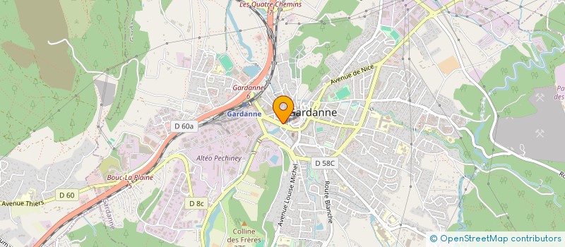 localisation de l'entreprise MADAME BRUNA BARNI à GARDANNE