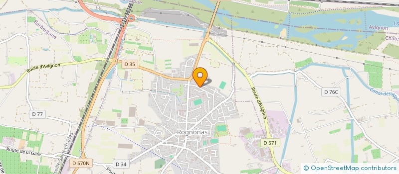 localisation de l'entreprise MADAME BRUNA BENELLI  ROGNONAS