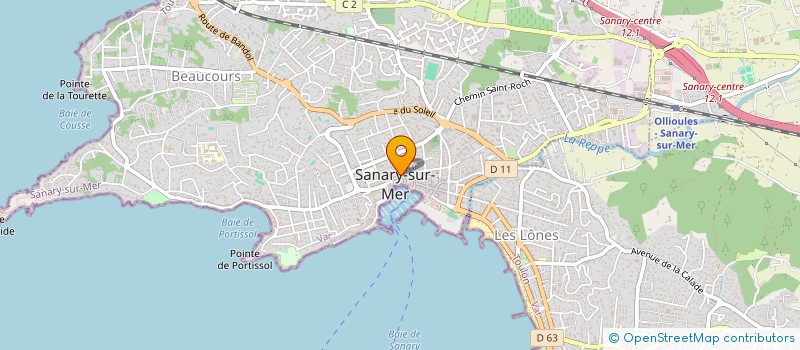 localisation de l'entreprise MADAME BRUNA BOI  SANARY-SUR-MER