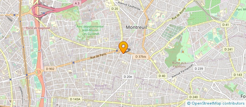 localisation de l'entreprise MADAME BRUNA CANDEO à MONTREUIL