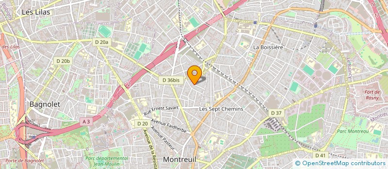localisation de l'entreprise MADAME BRUNA CASSISI à MONTREUIL