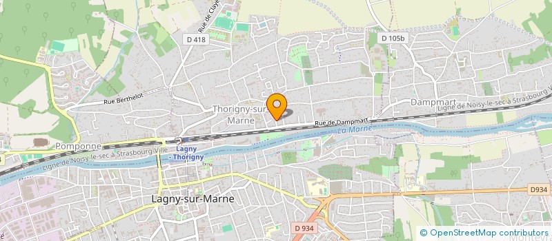 localisation de l'entreprise MADAME BRUNA FERNANDES ROMANO DIAS  THORIGNY-SUR-MARNE