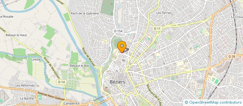 localisation de l'entreprise MADAME BRUNA FERRARESI à BEZIERS