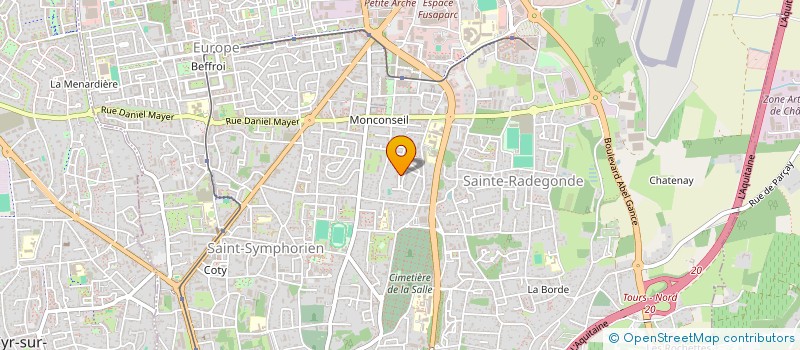 localisation de l'entreprise MADAME BRUNA FILIPA SALGUEIRO COELHO  TOURS