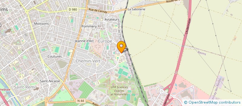 localisation de l'entreprise MADAME BRUNA NOVAIS SAO JOSE  REIMS