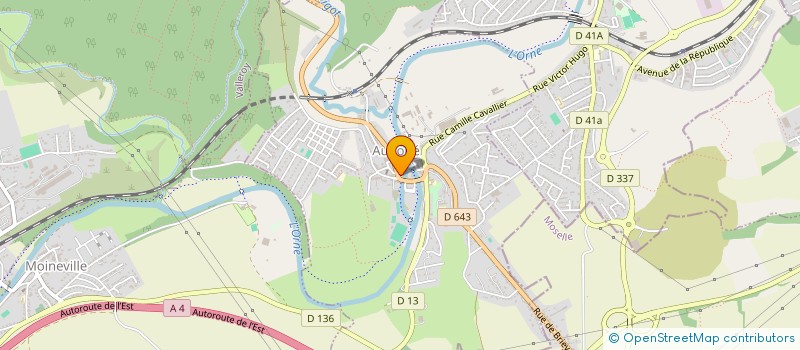 localisation de l'entreprise MADAME BRUNA PESONI  AUBOUE