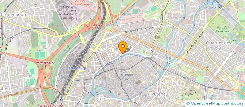 localisation de l'entreprise MADAME BRUNA PISTIS à STRASBOURG